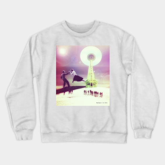 The jump... Crewneck Sweatshirt by montagealabira